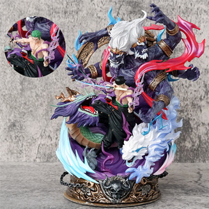 <span class=keywords><strong>Action</strong></span> <span class=keywords><strong>Figure</strong></span> Anime <span class=keywords><strong>di</strong></span> Alta Qualità <span class=keywords><strong>One</strong></span> <span class=keywords><strong>Piece</strong></span> Roronoa Zoro con Doppia Testa Modalità Yama, Giocattolo da Collezione in PVC - Product Image 3