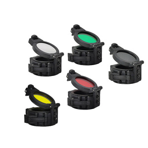 Filtro de Linterna de Caza Multicolor, Cubierta Protectora de Plástico Duradera, Difusor de Luz IR Verde, Rojo, Amarillo y Blanco, Accesorio - Product Image 1