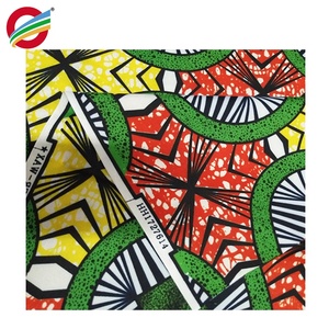 Nouveau <span class=keywords><strong>Pagne</strong></span> en Coton Ankara Tissus Africains Wax Véritable <span class=keywords><strong>6</strong></span> <span class=keywords><strong>Yards</strong></span> - Product Image 4