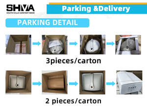 Lavabo rectangulaire <span class=keywords><strong>en</strong></span> céramique, salle de bain, vasque <span class=keywords><strong>sous</strong></span> le comptoir, armoire de lavage à main, éviers de 20 pouces avec certificat CUPC - Product Image 3