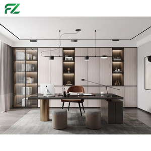 Libreria Personalizzata per Soggiorno, Design Moderno in Alluminio, Adatta per Studio - Product Image 2