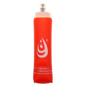ตัวอย่างฟรี สินค้าใหม่ ราคาขายส่ง คุณภาพสูง ปราศจากสาร BPA ขวดน้ำแบบนิ่มพกพา ขนาด 300 มล. 350 มล. 500 มล. ทำจากโพลีเอสเตอร์ - Product Image 6