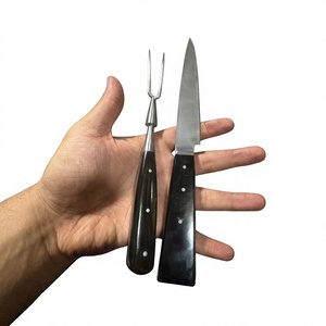 Ensemble de couteaux de cuisine médiévaux faits à la main pour les détaillants - Product Image 1