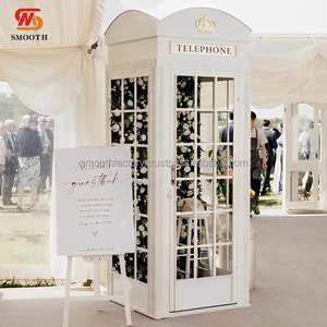 SMOOTH Hot Sale Telephone <b>Booth</b> Backdrop Decor Outdoor Wedding Party <b>Photo</b> Shoot <b>Props</b> White Telephone <b>Booth</b> - Product Image 6