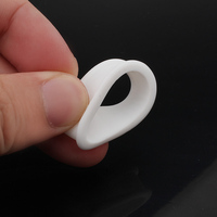 Bouchon d'oreille Flexible en silicone blanc, bon marché, 4 — 36mm