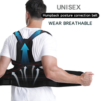 Ceinture de Soutien Ajustable pour Correction Posturale avec Protection, 100% Polyester Respirant, pour Hommes et Femmes - Vente en Gros