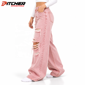 Fabricant de jeans pour femmes sur mesure, denim extensible pour marques privées, faible MOQ, production en gros - Product Image 2