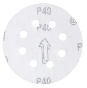 100pcs Pack 125mm Aluminum Oxide Sanding Disc Round Hook And Loop Sandpaper Disk