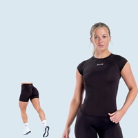 Haut à manches courtes Playera Defy + Short |   2pz Chrome S
