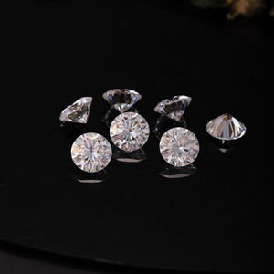 Sieraden van topkwaliteit, lab-gecreëerde kleur D <span class=keywords><strong>E</strong></span> F, briljant geslepen witte losse ronde moissanite met kleurspel/vuur, door een derde partij gecertificeerd - Product Image 3