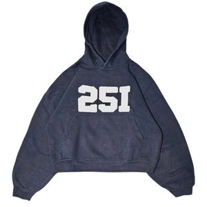 เสื้อฮู้ดดี้พิมพ์ลายทรงโอเวอร์ไซส์ ผ้าฝรั่งเศสเทอร์รี่เนื้อหนัก 100% ผ้าฝ้าย แบบมีกระเป๋า สองชั้น สวมใส่สบาย เหมาะสำหรับฤดูใบไม้ร่วง - Product Image 5