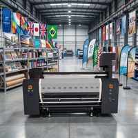 Imprimante à sublimation à base d'eau double Epson I3200-A1 de 1250 mm, 50 m²/h, pour la fabrication de drapeaux et de bannières personnalisés