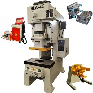 Máquina de fabricación de soporte de esquina de hierro en ángulo de esquina en forma de L y <span class=keywords><strong>prensa</strong></span> eléctrica de Punzonadora con molde de punzonado - Product Image 6