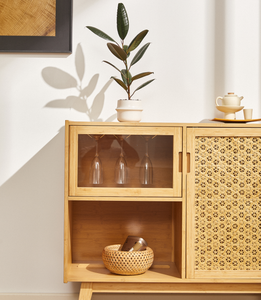 Diseño moderno madera bambú sala de estar esquina bebida gabinete muebles para el hogar para dormitorio y cocina gran <span class=keywords><strong>idea</strong></span> de regalo - Product Image 4