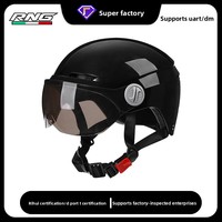 [Personnalisé] Casque de moto certifié 3C/DOT pour vélo électrique/véhicule électrique, protection solaire unisexe pour l'été, scooter