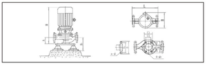 Pompe centrifuge verticale SUOU ISG 20-160 380V pour l'alimentation en eau industrielle et municipale, le drainage et la surpression - Product Image 5