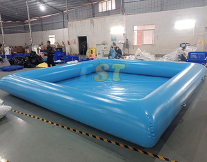 Piscine à balles <span class=keywords><strong>gonflable</strong></span> en PVC commerciale, piscine à balles souple personnalisée pour enfants, piscine pour <span class=keywords><strong>aire</strong></span> <span class=keywords><strong>de</strong></span> <span class=keywords><strong>jeux</strong></span> intérieure et événements - Product Image 4