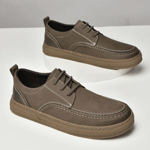 Nuevas botas de cuero para mujer a la moda con cordones al por mayor para mujer 37-46 zapatos náuticos de piel de vaca real de gran tamaño originales famosos 2025 - Product Image 6