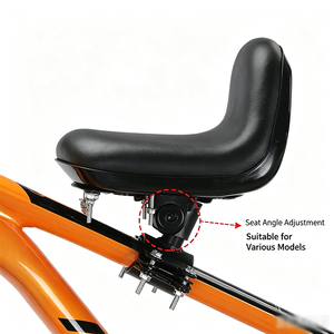 Asiento Delantero Universal para <span class=keywords><strong>Bicicleta</strong></span> <span class=keywords><strong>de</strong></span> Montaña, <span class=keywords><strong>con</strong></span> Protección Completa <span class=keywords><strong>de</strong></span> Seguridad, Fácil Instalación, Marco Resistente, <span class=keywords><strong>Silla</strong></span> para Niños - Product Image 3