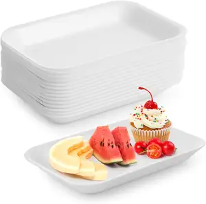 High-Density PS Foam Trays for Fresh Produce Plastic Tray Oval for Medical Tools Trays with Printings