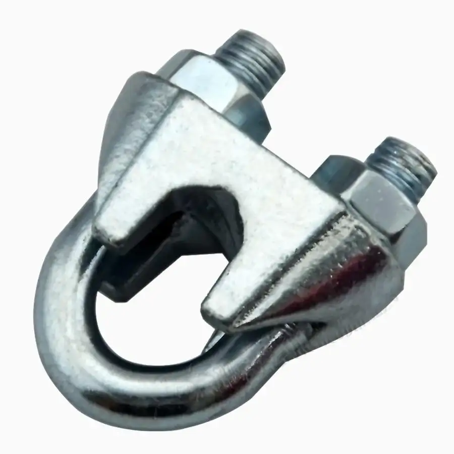 Hot Dipped Galvanized Steel Forged B.S 462 Malleable Wire Rope Clips