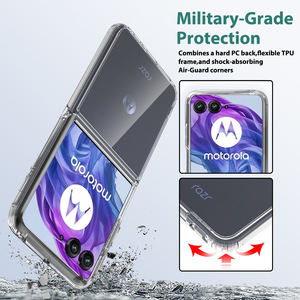 Funda Protectora Transparente de Acrílico para Teléfono Móvil <span class=keywords><strong>Motorola</strong></span> <span class=keywords><strong>Razr</strong></span>+ 2024 - Product Image 5
