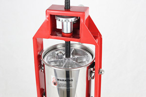 Machine à farcir les saucisses BRNC 3L, machine manuelle pour faire des saucisses <span class=keywords><strong>maison</strong></span>, <span class=keywords><strong>chorizo</strong></span>, etc. - Product Image 3