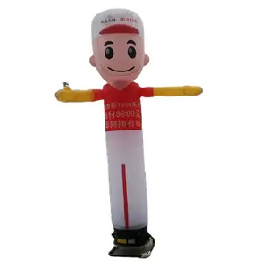 Custom Advertising Slogan Oxford Outdoor Inflatable Air Tube Man Sky Dancer Model