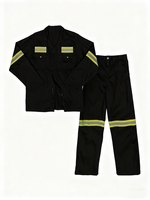 Hi Viz Vêtements de travail de charpentier réfléchissants Combinaisons de travail de mécanicien pour hommes Vêtements de travail 2 pièces