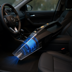 Aspiradora Inalámbrica de Mano para Auto, 120W, DC 12V, Motor de Escobillas, Sin Bolsa, para Limpieza Interior de Vehículos - Product Image 2