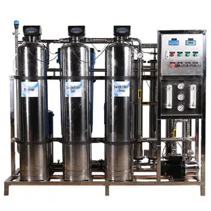 1000LPH Stainless Steel Water Purification Systems Filtration Purifier Filter Ro System Process Cost Machine