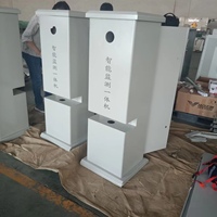 Fabrication sur mesure d'armoires et de kiosques en tôle d'acier inoxydable pour équipements d'automatisation, avec découpe laser, pliage et soudage