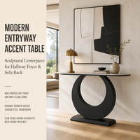 Table console moderne chinoise luxueuse, simple, pour couloir, mur, véranda, salon, nouvelle table d'appoint avec tiroir en métal
