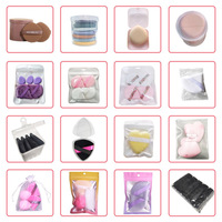 Houppette de maquillage en velours pour poudre libre Poudre pour le corps Bouffée de poudre douce pour la peau Bouffée de maquillage triangulaire pour le visage