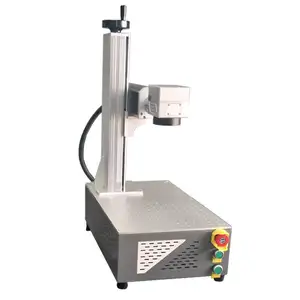 New Raycus Desktop Mini Fiber Marking Machine All in one Optical Fiber Laser Engraver for Metal Carving Mobile Marking Machine