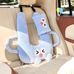 Almohada de apoyo para el cuello con forma de U para niños, almohada de apoyo para el cuello con forma de coche de dibujos animados, ayuda para dormir en viajes, 28x26x14cm, portátil, cómoda para las cuatro estaciones - Product Image 3