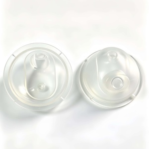 Biberón de Silicona Suave de Cuello Ancho Hecho a Medida, Reemplazo de Biberón de Flujo Rápido, Tetinas Grandes Similares a las del Seno, Libres de BPA - Product Image 1
