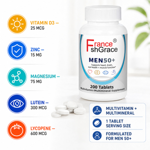 วิตามินรวมสำหรับผู้ชาย Shecome สูตรใหม่ พร้อมวิตามินดี3 ซิงค์ ช่วยเสริมสร้างความจำและความคิดสำหรับผู้สูงอายุ อาหารเสริมวิตามินรวม - Product Image 2