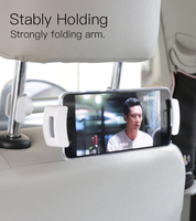 Support de téléphone portable en silicone pour siège arrière Yesido C29, support de tablette pour voiture, en stock