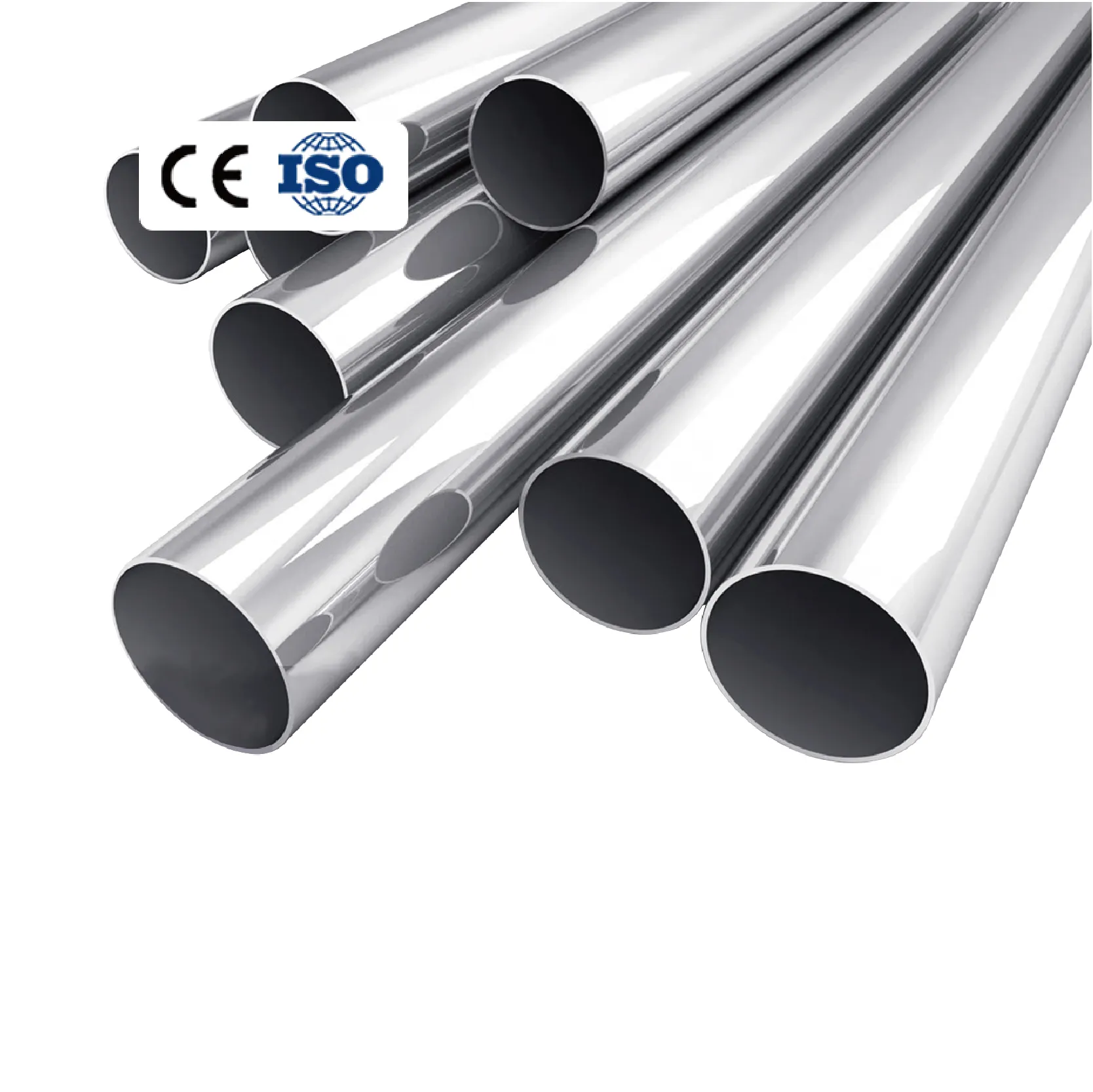 Tubo de acero inoxidable redondo ASTM A270 A554 SS304 316L 316 tubo cuadrado tubo de acero inoxidable sin costura/tubo