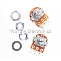WH148 potentiomètre 10Kohm B1k 2k 5k 10k 50k 100k 200k 250k 500k 1M 3PIN 6PIN double potentiomètre simple