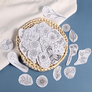 ชุดลายปักดอกไม้แบบละลายน้ำได้ 9 ชิ้น สำหรับของขวัญส่งเสริมการขาย - Product Image 2