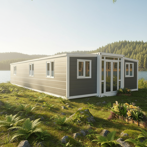 Kit de Estructura de Panel Sándwich para Casa Contenedor Plegable Transpirable de 20 pies/40 pies, Prefabricada para Exteriores, Estilo Moderno de Mediados de Siglo, Grosor Estándar, 1 Año de Garantía - Product Image 3