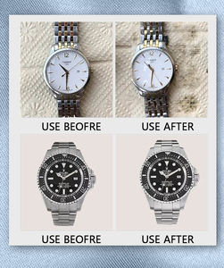 맞춤형 보석 클리너 및 폴란드어 솔루션 키트 스크래치 리무버 페이스트가있는 시계 스트랩 및 밴드 클리너 - Product Image 6
