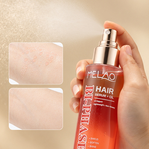 Sérum capillaire bi-phase OEM, protection UV, soin solaire, spray capillaire lissant, boost de brillance pour cheveux secs et abîmés, spray d'huile capillaire - Product Image 5