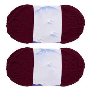 Hilo de Algodón Teñido de 5 Hebras de Grosor Medio, Material para Tejer a Crochet, Hilo Mezclado Hecho a Mano para Bufandas, Muñecas, Zapatos y Otros - Product Image 4