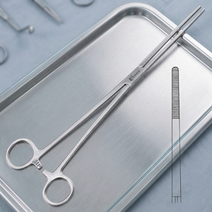Pinces hémostatiques Bozemann en acier inoxydable, instrument chirurgical manuel pour chirurgie générale, CE ISO13485 Classe I - Product Image 2