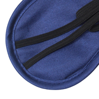 Masques de sommeil en polyester personnalisés à prix abordable avec sangle élastique pour voyage en avion, occultation de la lumière - Couleurs et tailles personnalisables, logo sur mesure