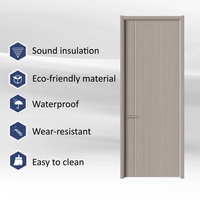 Porte battante moderne LTHigh-Sales en bois massif et MDF, finition miroir, insonorisée, pour salle de bain, chambre, cuisine et salon