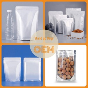 Sacs d'emballage alimentaire personnalisés noirs mats avec fermeture éclair, logo en feuille, pochettes Mylar à fermeture éclair, emballage plastique aluminisé - Product Image 2